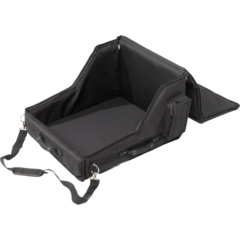Open empty ALP transport bag for Yamaha DM5C showing the padded internal protection